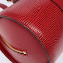 LOUIS VUITTON Epi Soufflot Hand Bag Red M52227 LV Auth 139322-9