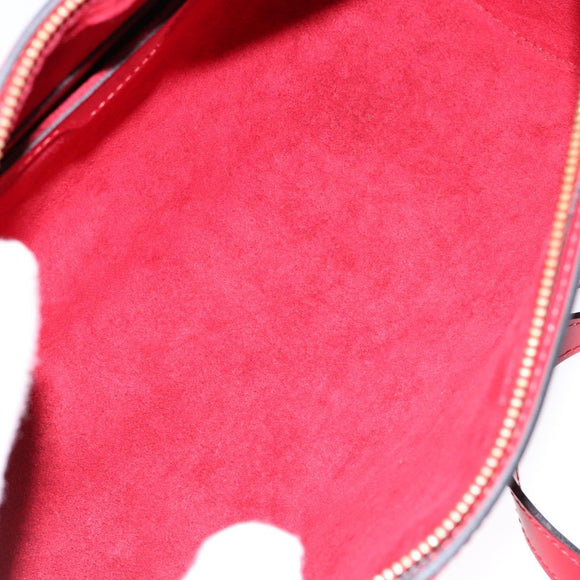 LOUIS VUITTON Epi Soufflot Hand Bag Red M52227 LV Auth 139322