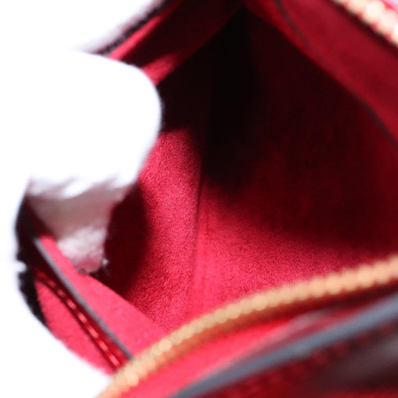 LOUIS VUITTON Epi Soufflot Hand Bag Red M52227 LV Auth 139322