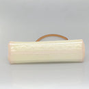 LOUIS VUITTON Monogram Vernis Roxbury Drive Hand Bag Perle M91374 Auth 139325-5