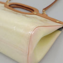 LOUIS VUITTON Monogram Vernis Roxbury Drive Hand Bag Perle M91374 Auth 139325-10