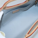 LOUIS VUITTON Monogram Vernis Roxbury Drive Hand Bag Perle M91374 Auth 139325-11