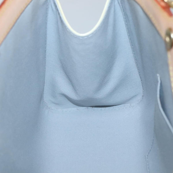 LOUIS VUITTON Monogram Vernis Roxbury Drive Hand Bag Perle M91374 Auth 139325