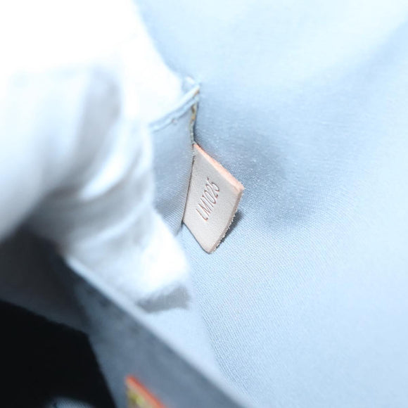 LOUIS VUITTON Monogram Vernis Roxbury Drive Hand Bag Perle M91374 Auth 139325