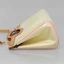 LOUIS VUITTON Monogram Vernis Roxbury Drive Hand Bag Perle M91374 Auth 139325-3