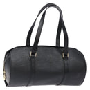 LOUIS VUITTON Epi Soufflot Hand Bag Black M52222 LV Auth 139330-1