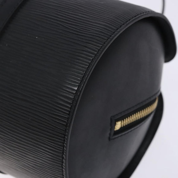 LOUIS VUITTON Epi Soufflot Hand Bag Black M52222 LV Auth 139330