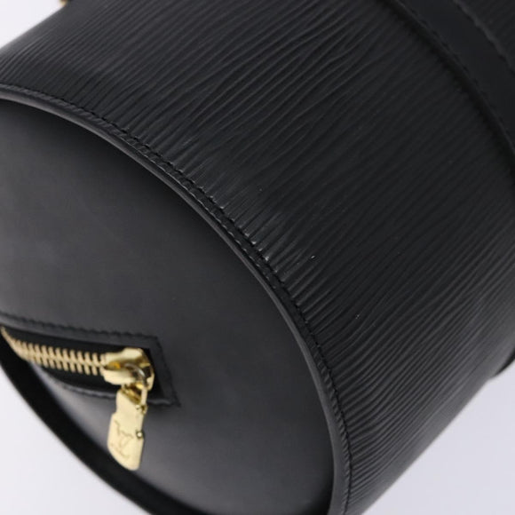 LOUIS VUITTON Epi Soufflot Hand Bag Black M52222 LV Auth 139330