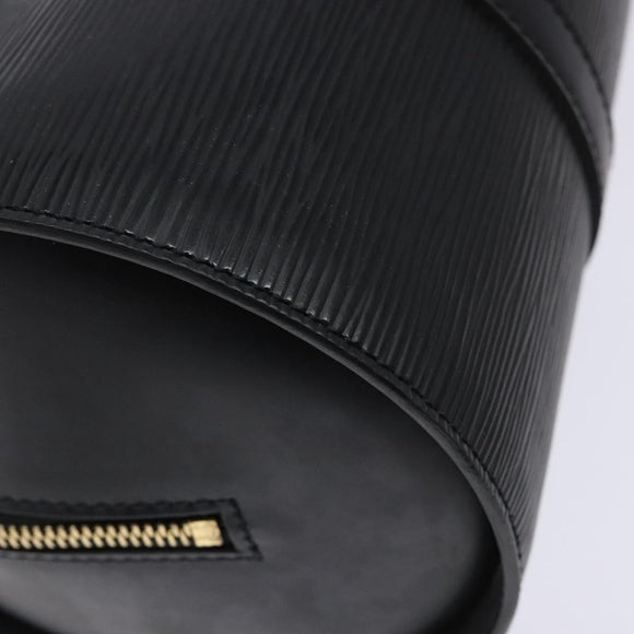 LOUIS VUITTON Epi Soufflot Hand Bag Black M52222 LV Auth 139330