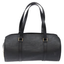 LOUIS VUITTON Epi Soufflot Hand Bag Black M52222 LV Auth 139330-2