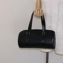 LOUIS VUITTON Epi Soufflot Hand Bag Black M52222 LV Auth 139330-22