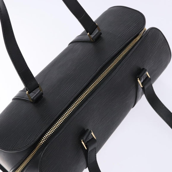 LOUIS VUITTON Epi Soufflot Hand Bag Black M52222 LV Auth 139330