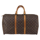 LOUIS VUITTON Monogram Keepall 50 Boston Bag M41426 LV Auth 139333-13
