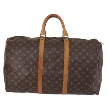 LOUIS VUITTON Monogram Keepall 50 Boston Bag M41426 LV Auth 139333 - 0