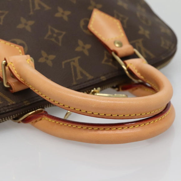 LOUIS VUITTON Monogram Alma Hand Bag M51130 LV Auth 139340