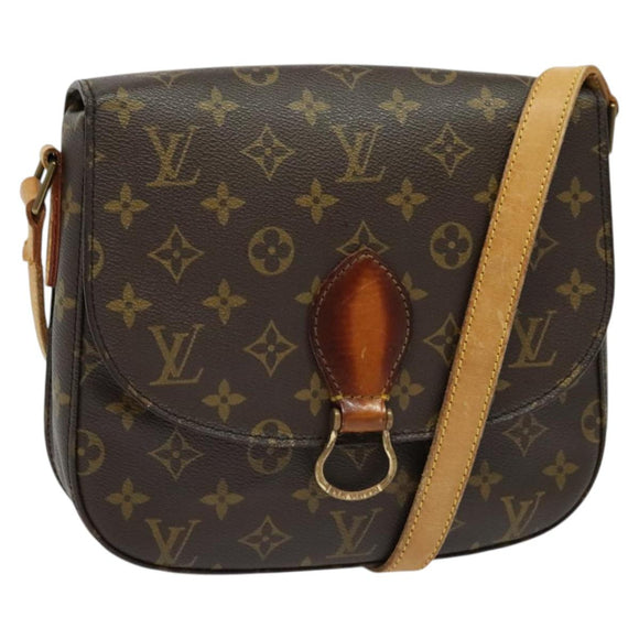 LOUIS VUITTON Monogram Saint Cloud GM Shoulder Bag M51242 LV Auth 139343
