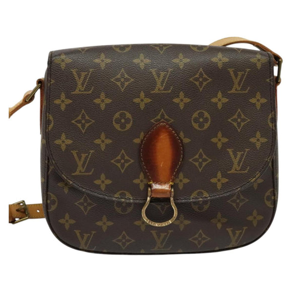 LOUIS VUITTON Monogram Saint Cloud GM Shoulder Bag M51242 LV Auth 139343