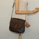 LOUIS VUITTON Monogram Saint Cloud GM Shoulder Bag M51242 LV Auth 139343-25