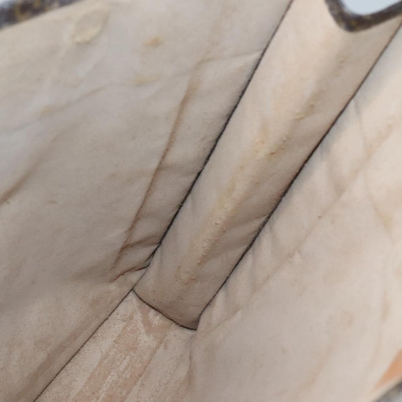 LOUIS VUITTON Monogram Sac Plat Hand Bag M51140 LV Auth 139344