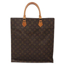 LOUIS VUITTON Monogram Sac Plat Hand Bag M51140 LV Auth 139344-13