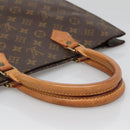 LOUIS VUITTON Monogram Sac Plat Hand Bag M51140 LV Auth 139344-7