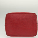 LOUIS VUITTON Epi Petit Noe Shoulder Bag Red M44107 LV Auth 139346-5