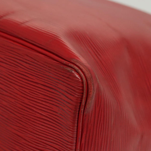 LOUIS VUITTON Epi Petit Noe Shoulder Bag Red M44107 LV Auth 139346