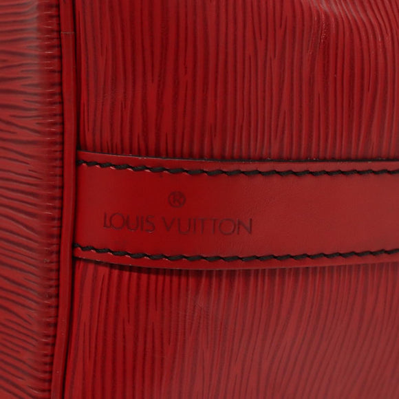 LOUIS VUITTON Epi Petit Noe Shoulder Bag Red M44107 LV Auth 139346