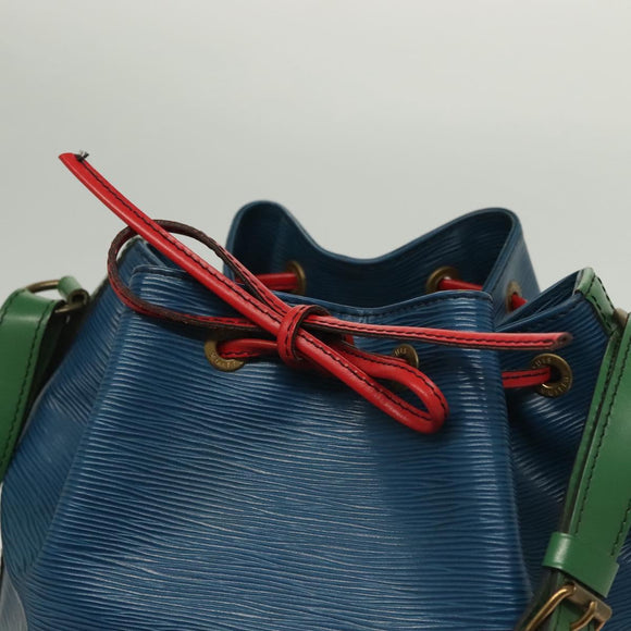 LOUIS VUITTON Epi Toriko Color Noe Bag Red Blue Green M44084 LV Auth 139347