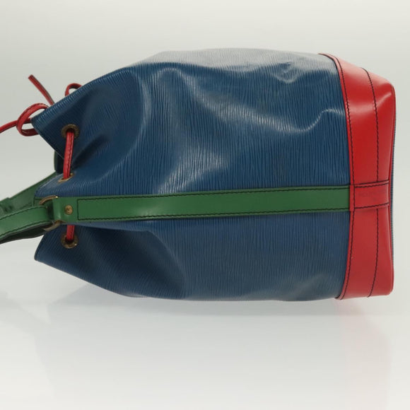 LOUIS VUITTON Epi Toriko Color Noe Bag Red Blue Green M44084 LV Auth 139347