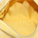 CHANEL New Travel Shoulder Bag Nylon Yellow Silver CC Auth 139359-19