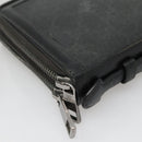 GUCCI GG Supreme Travel Case PVC Black 409206 Auth 139365-14