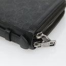 GUCCI GG Supreme Travel Case PVC Black 409206 Auth 139365-15