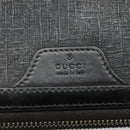 GUCCI GG Supreme Travel Case PVC Black 409206 Auth 139365-19
