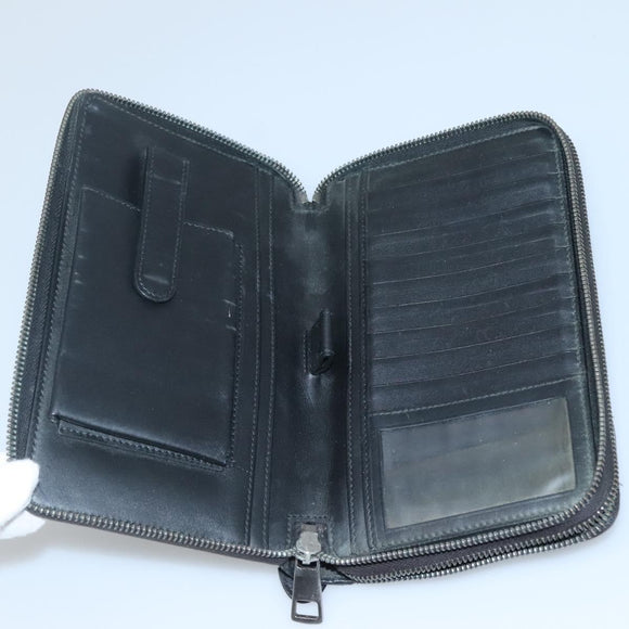 GUCCI GG Supreme Travel Case PVC Black 409206 Auth 139365