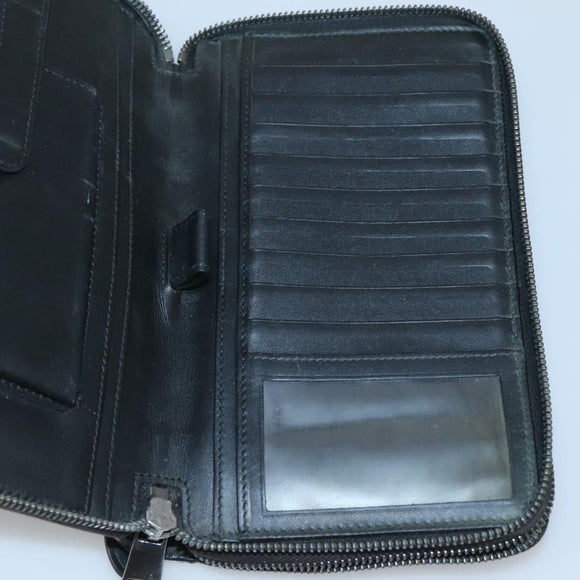 GUCCI GG Supreme Travel Case PVC Black 409206 Auth 139365