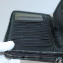 GUCCI GG Supreme Travel Case PVC Black 409206 Auth 139365-22