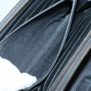 GUCCI GG Supreme Travel Case PVC Black 409206 Auth 139365-11