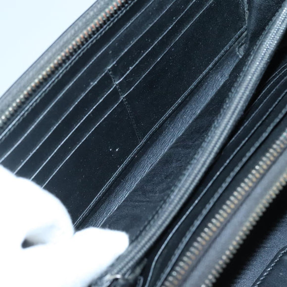 GUCCI GG Supreme Travel Case PVC Black 409206 Auth 139365