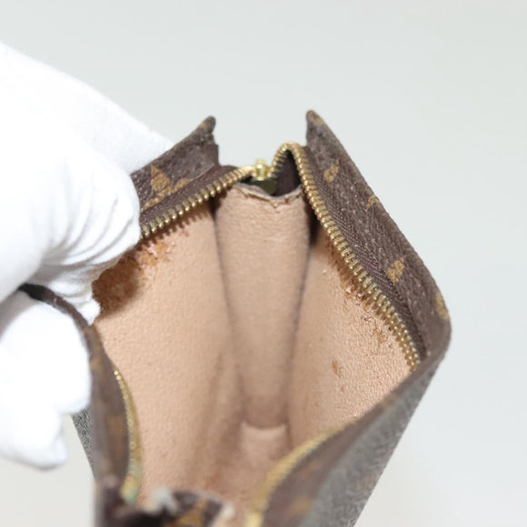 LOUIS VUITTON Monogram Bucket PM Accessory Pouch LV Auth 139377