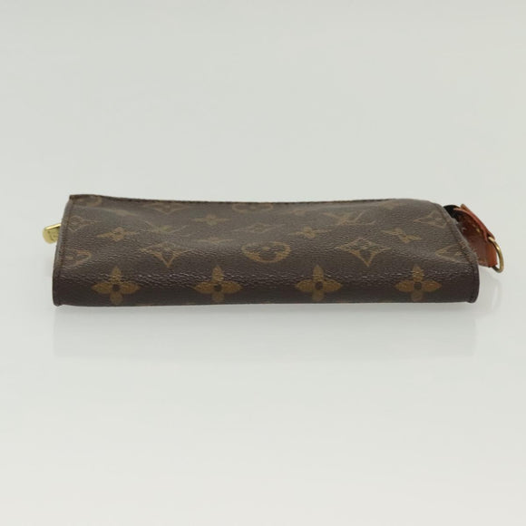 LOUIS VUITTON Monogram Bucket PM Accessory Pouch LV Auth 139377