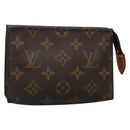 LOUIS VUITTON Monogram Poche Toilette 15 Etui M47546 LV Auth 139378-1