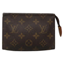 LOUIS VUITTON Monogram Poche Toilette 15 Pouch M47546 LV Auth 139378-13