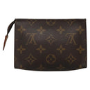 LOUIS VUITTON Monogram Poche Toilette 15 Etui M47546 LV Auth 139378-2