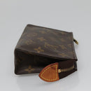 LOUIS VUITTON Monogram Poche Toilette 15 Pouch M47546 LV Auth 139378-3