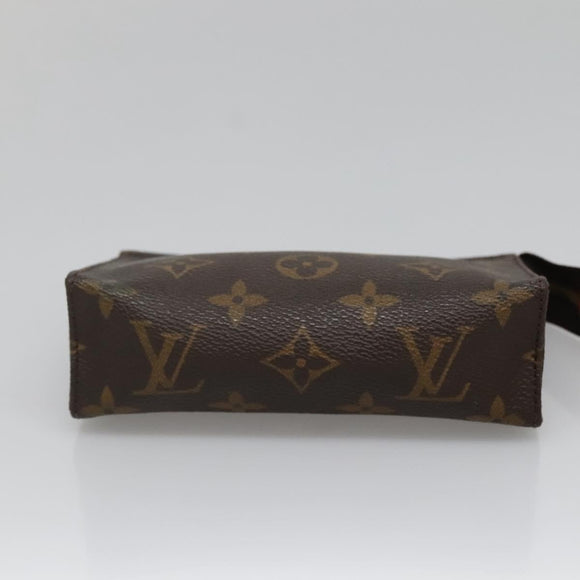 LOUIS VUITTON Monogram Poche Toilette 15 Pouch M47546 LV Auth 139378