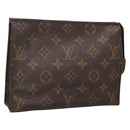 LOUIS VUITTON Monogram Poche Toilette 19 Pouch M47544 LV Auth 139379-1