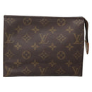 LOUIS VUITTON Monogram Poche Toilette 19 Pouch M47544 LV Auth 139379-13