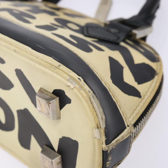 LOUIS VUITTON Monogram graffiti Armahorizontal Hand Bag Black M92175 Auth 139384