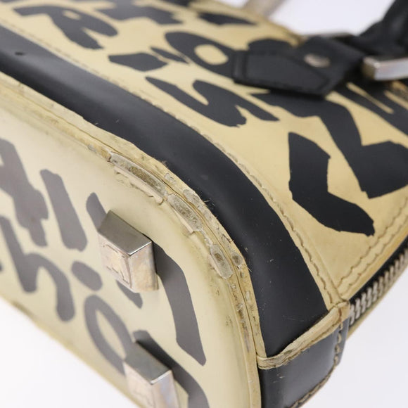 LOUIS VUITTON Monogram graffiti Armahorizontal Hand Bag Black M92175 Auth 139384